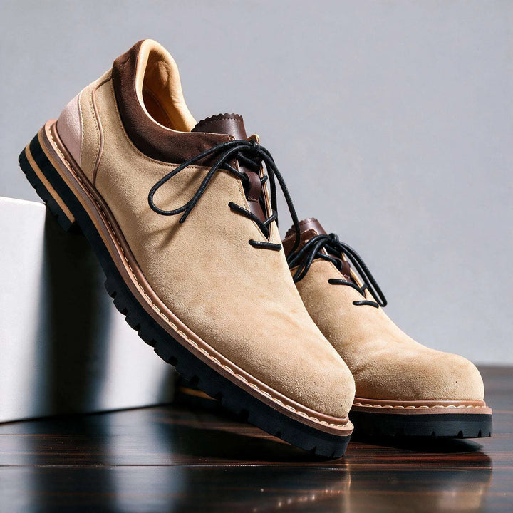 khaki leather shoes pair.jpg