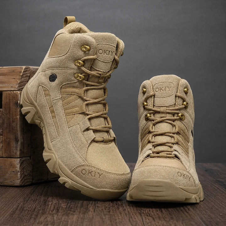 Wembley High Top Hiking Boots - Color:Brown;Size:39