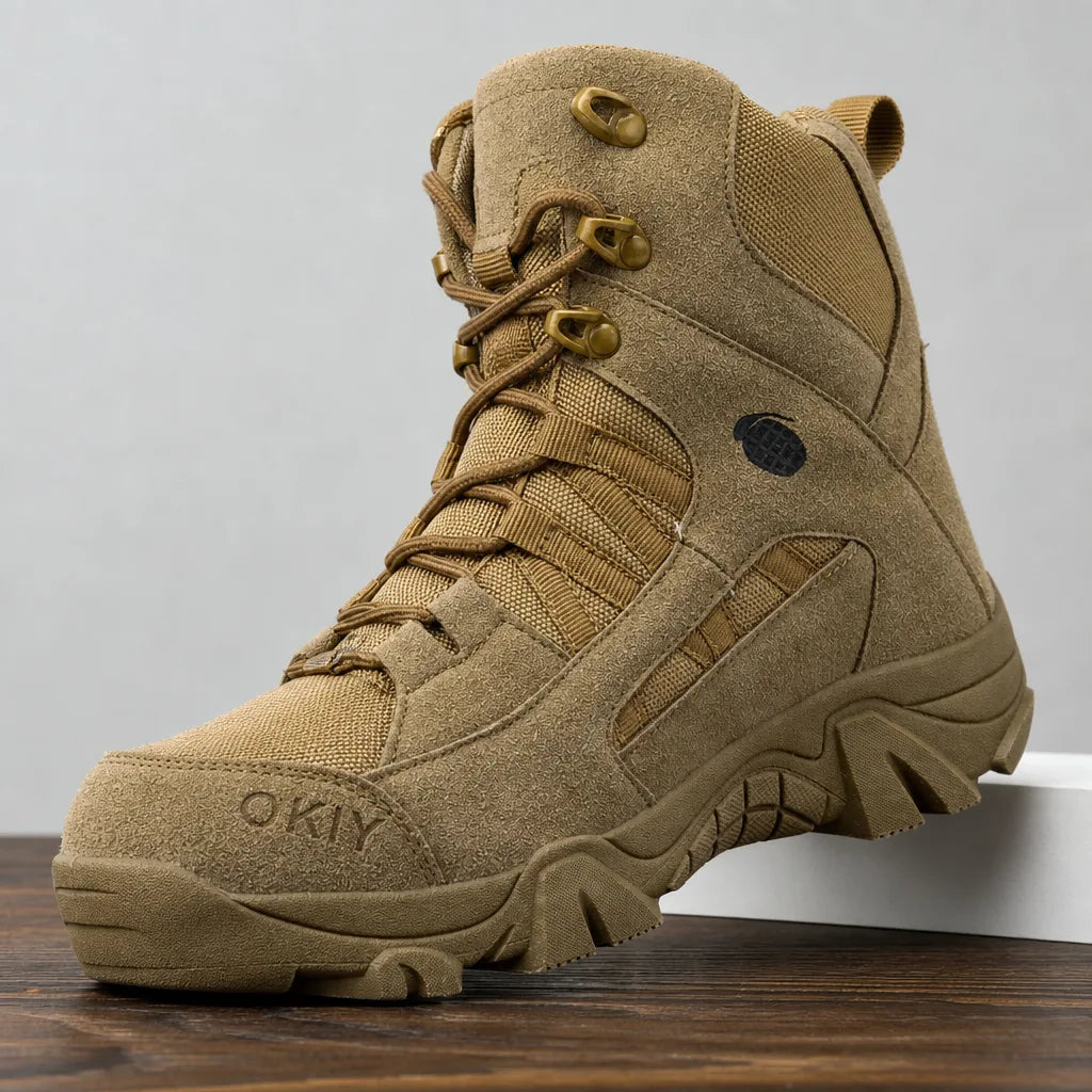 Men's Brown Wembley High Top Hiking Boots