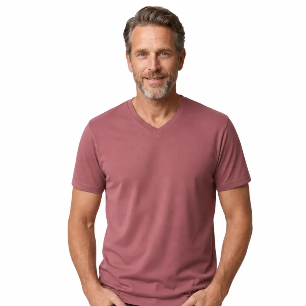 Wembley V-Neck Knit T-Shirt