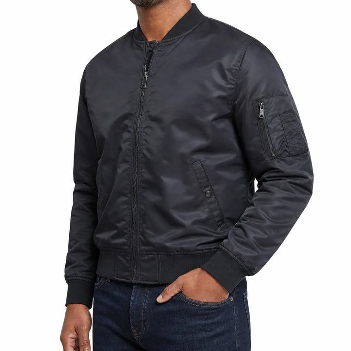 Men's Black Lydia Bomber Jacket
