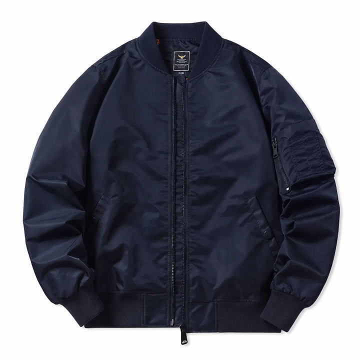 Weston Bomber Jacket - Color:Blue;Size:XS