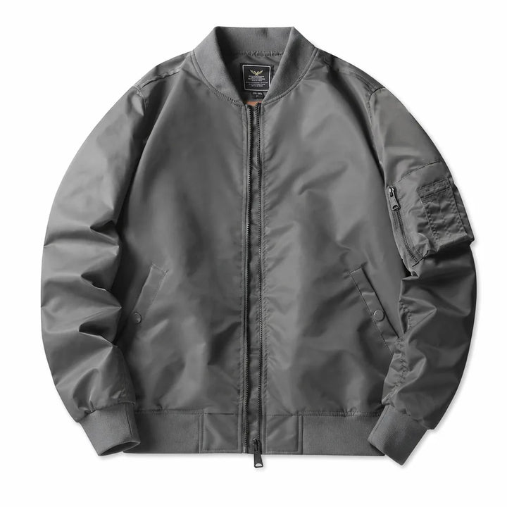 Weston Bomber Jacket - Color:Gray;Size:XS
