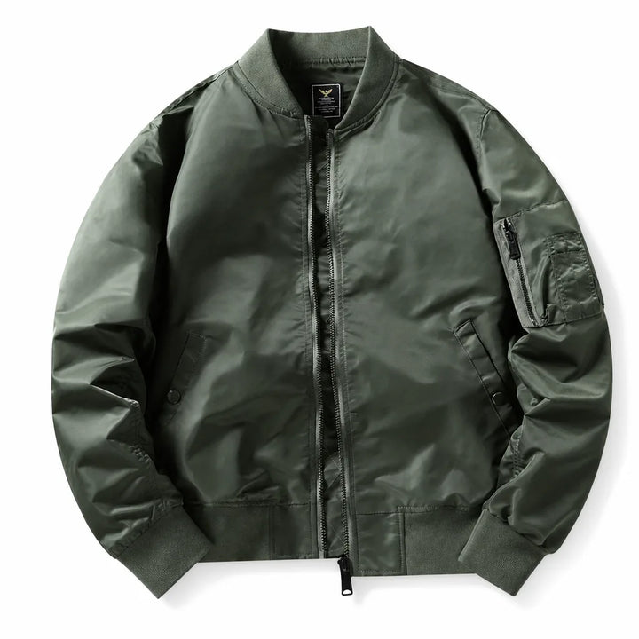 Weston Bomber Jacket - Color:Green;Size:XS