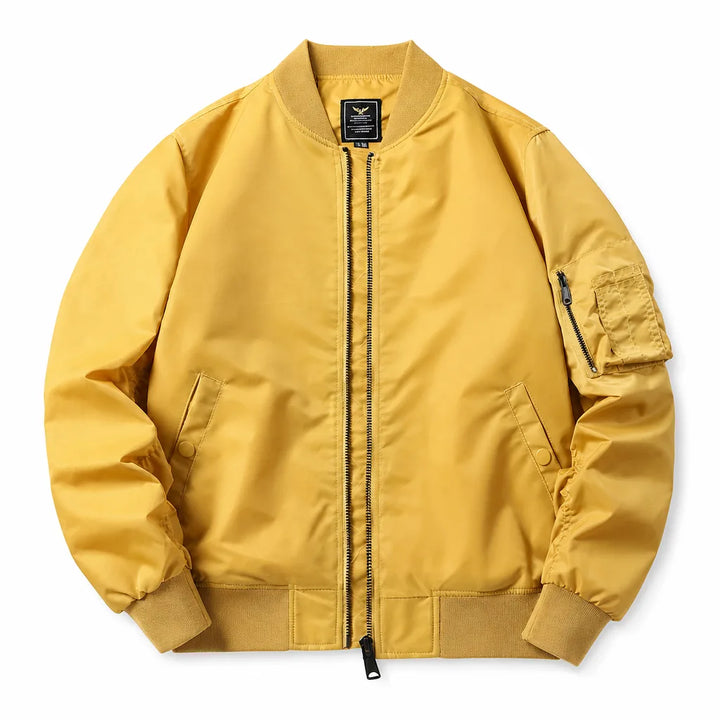 Weston Bomber Jacket - Color:Yellow;Size:XS