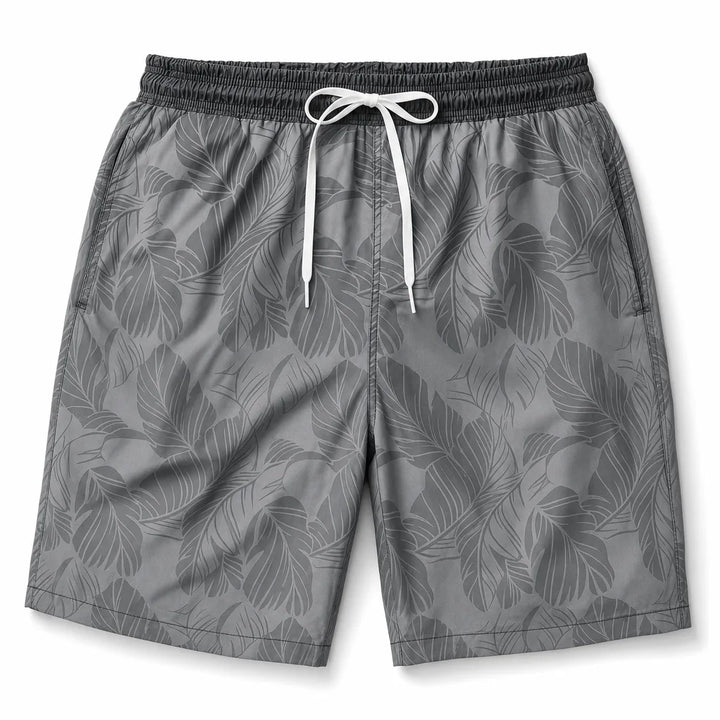 Weston Print Shorts - Color:Gray;Size:XS