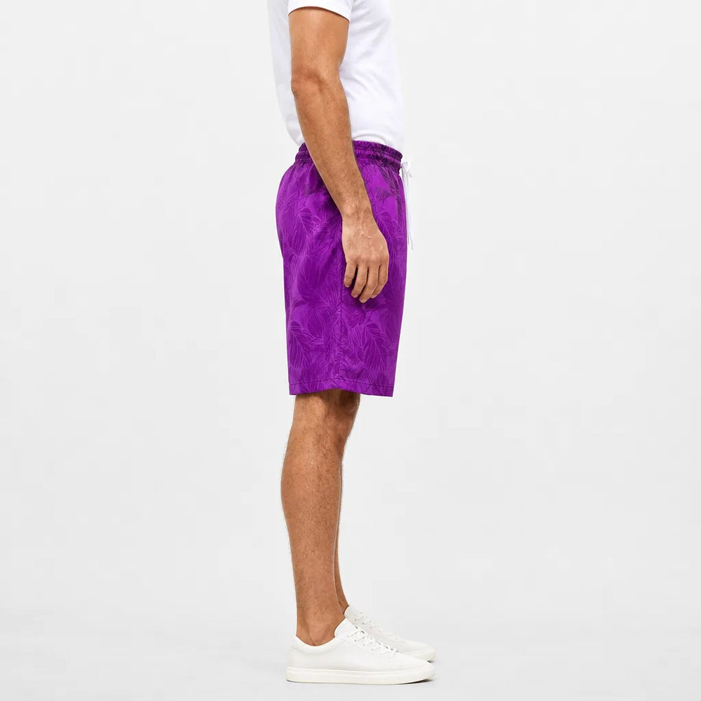 Men's Purple Weston Gradient Print Shorts