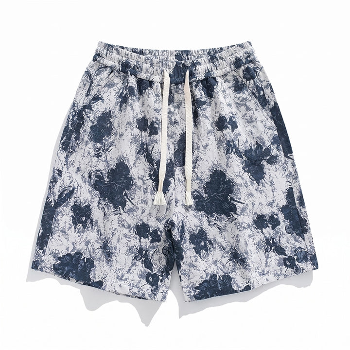 Weston Print Shorts - Color:Aegean Blue;Size:S