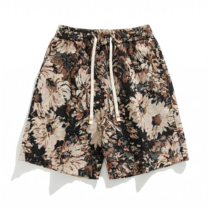 Weston Print Shorts - Color:Caribbean Black;Size:S