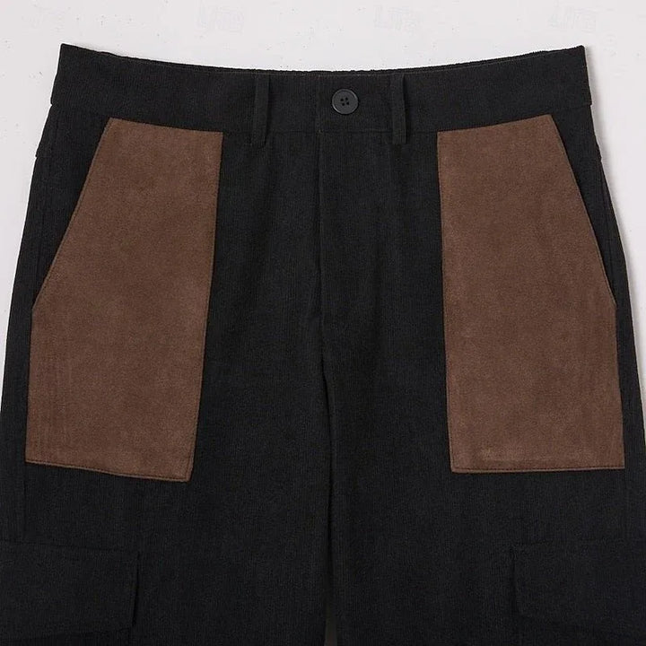 Men's Durable Cargo Pants Black.webp