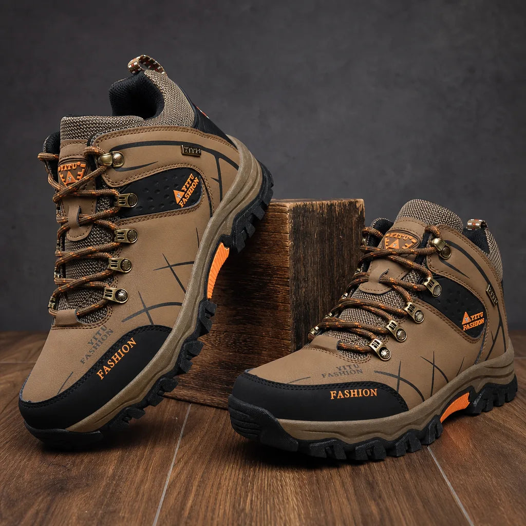 Whatley Lace Up Boots - Color:Brown;Size:39