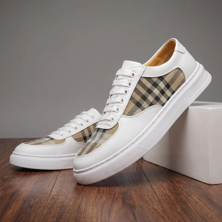 Lester Mills Panel Sneakers - Color:White Alt;Size:38