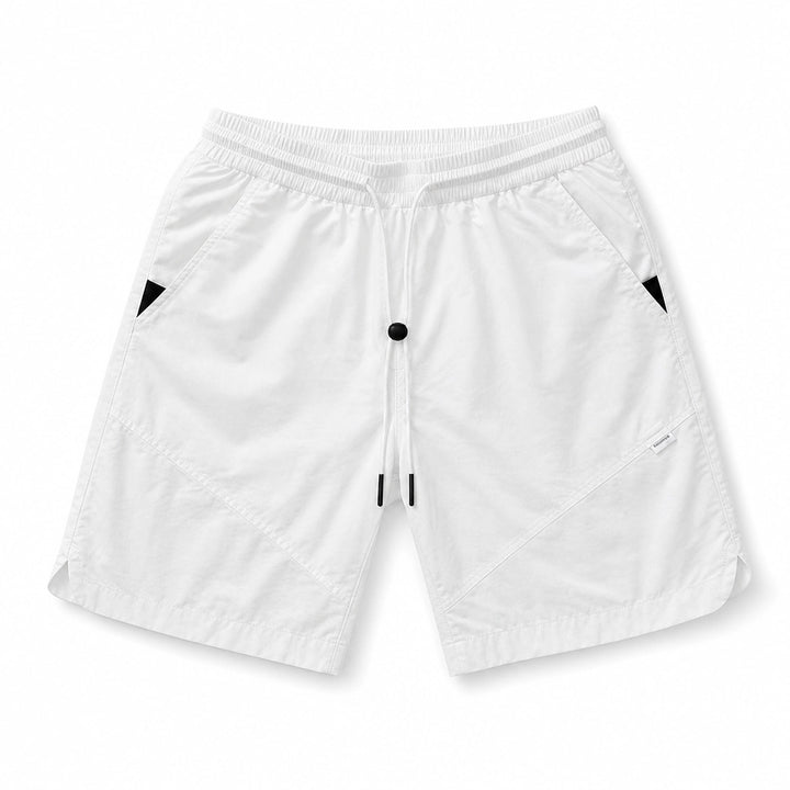 Isaac Drawstring Shorts  - Color:White;Size:XS