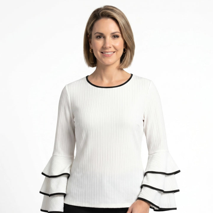Barton Flared Sleeve Top