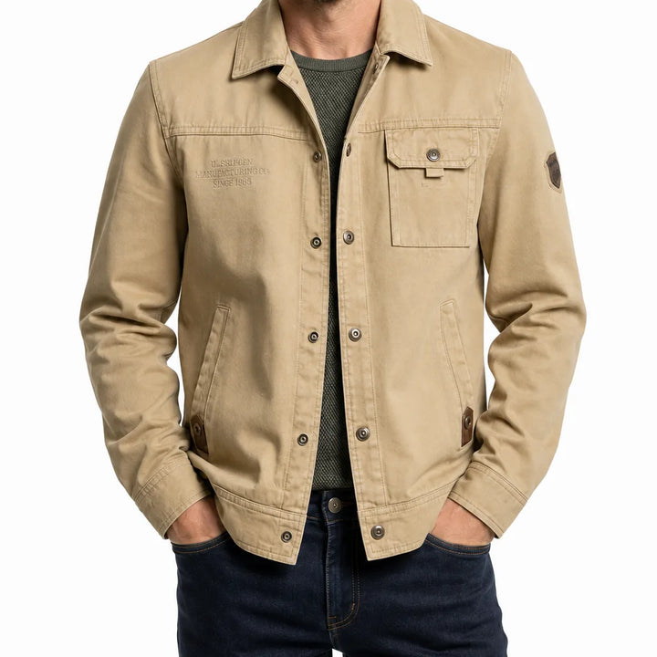 Men's Beige Hearst Multi Pocket Jacket