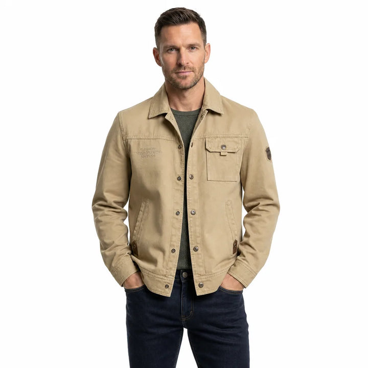 Men's Beige Hearst Multi Pocket Jacket