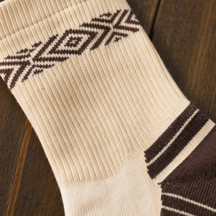 Men's Beige Whitley Merino Wool Socks