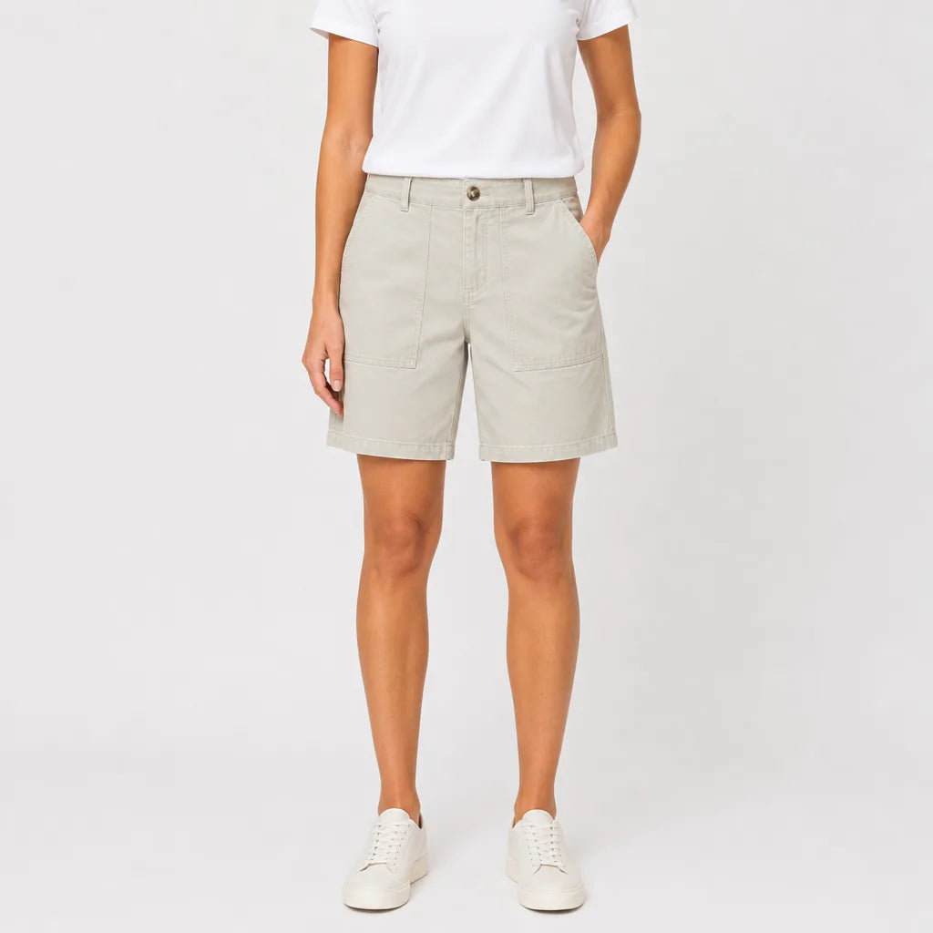 Women's ravel Long Shorts Whiting Wide-Leg Shorts