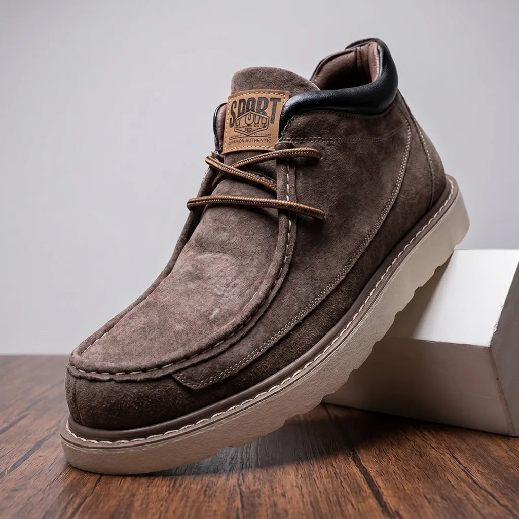 Men's Brown Hurley Leather Work Boots
