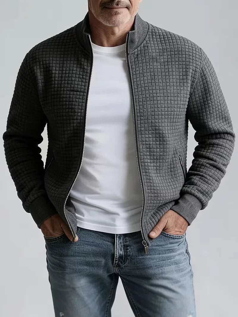 Men's William | Men's Quilted Stand Collar Jacket