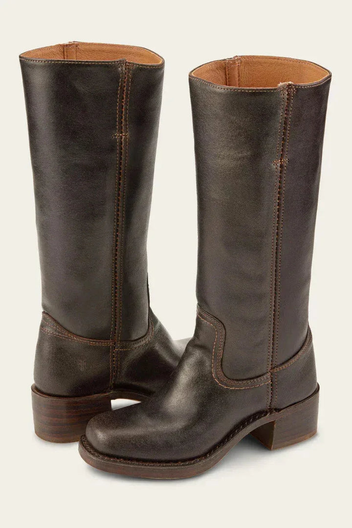 Withers | Women's Waterproof Western Riding Boots  - Color:Dark Brown;Size:35
