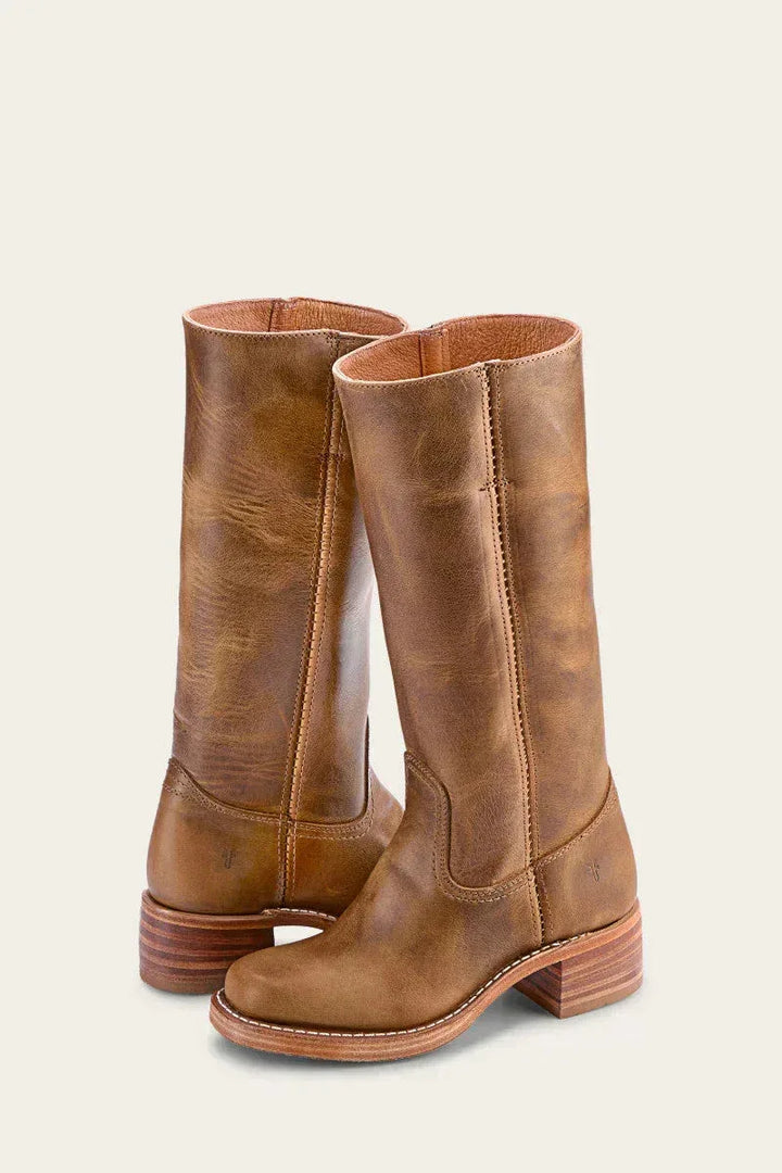 Withers | Women's Waterproof Western Riding Boots  - Color:Light Brown;Size:35