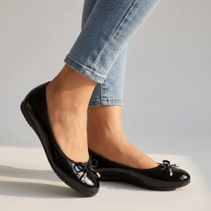 Wolfe | Womens Ballet Flats - Color:Black;Size:35