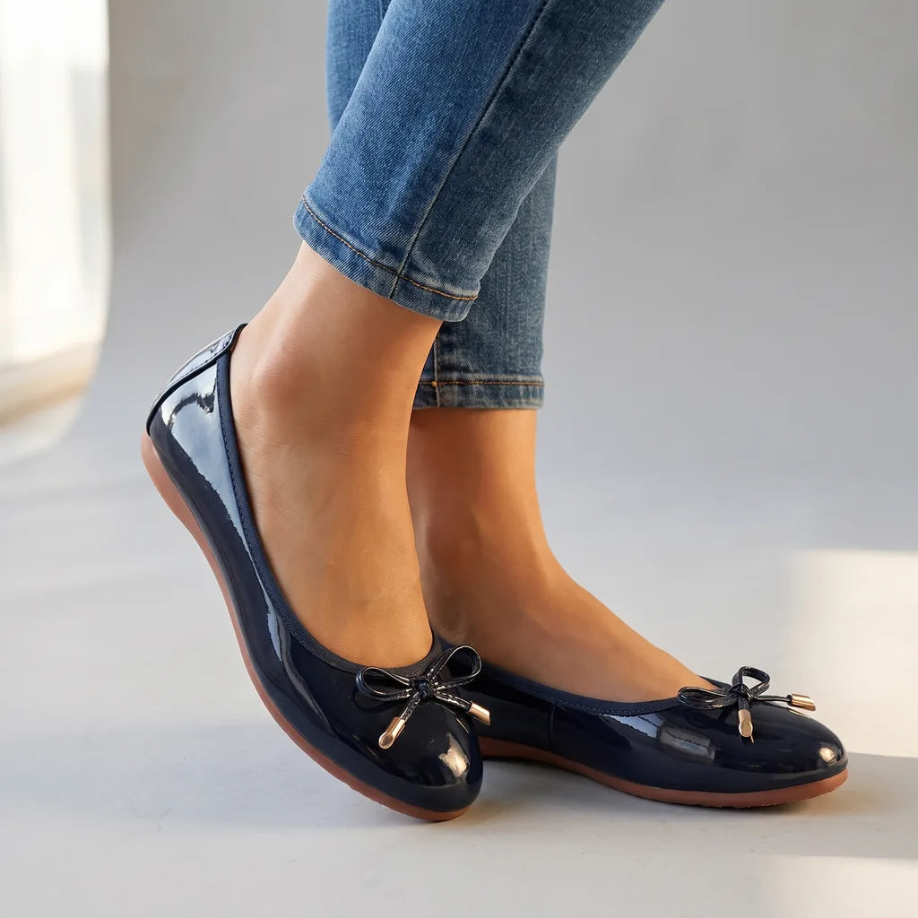 Wolfe | Womens Ballet Flats - Color:Blue;Size:35
