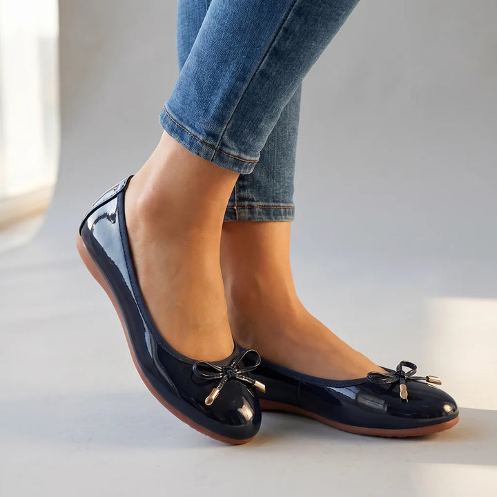 Wolfe | Womens Ballet Flats - Color:Blue;Size:35