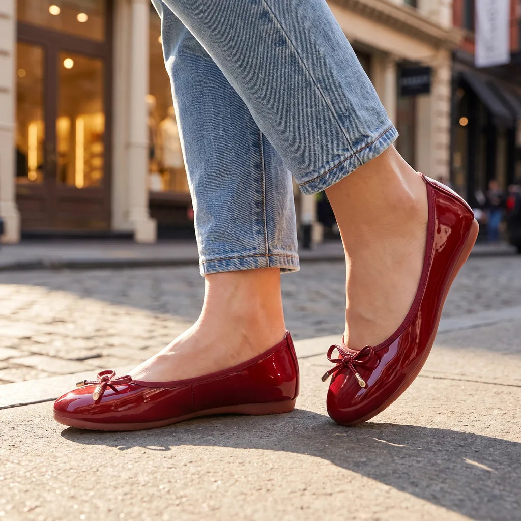 Women's Red Wolfe | Womens Ballet Flats