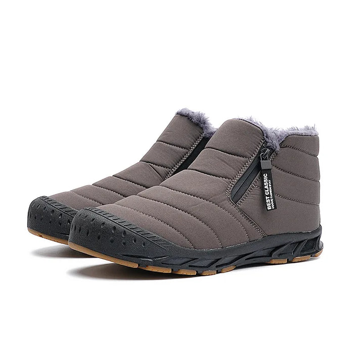 Wolfpine | Men's Waterproof Thermal Winter Boots - Size:38;Color:Grey