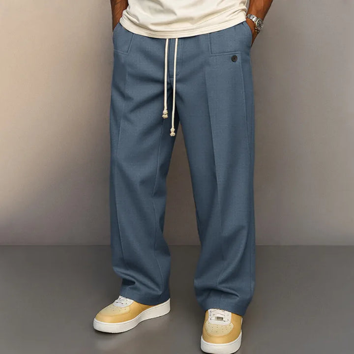 Worth | Men's Luxury Comfort Pants - Size:S;Color:Blue