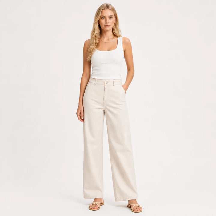 Women's Stockton Cropped Wide Leg Pants