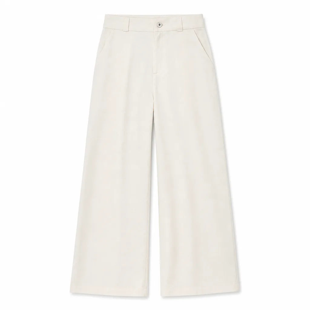 Wren Straight Leg Pants - Color:Beige;Size:XS