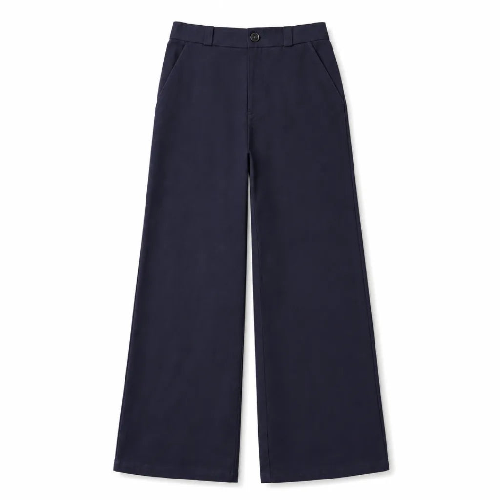 Wren Straight Leg Pants - Color:Blue;Size:XS