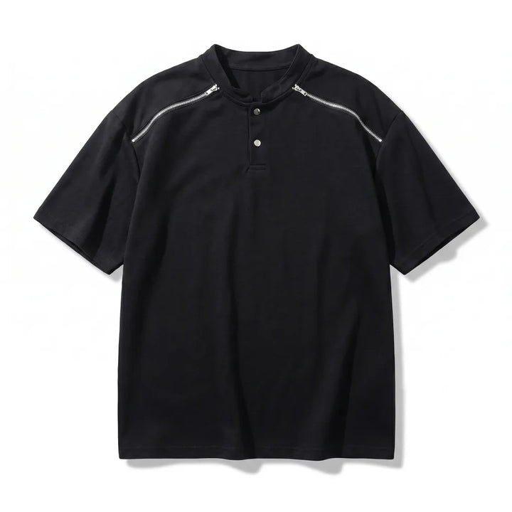 Wyatt Henley Tee - Color:Black;Size:S