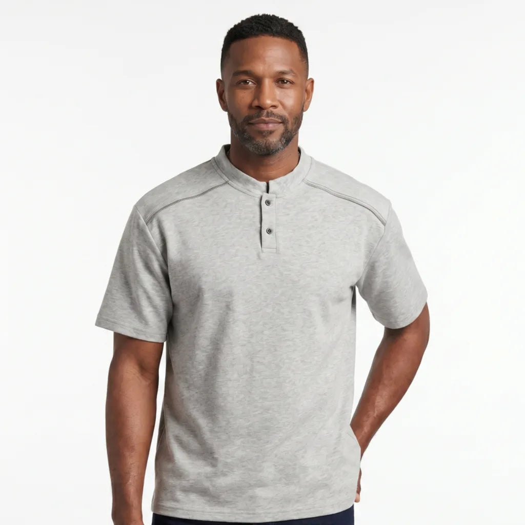 Men's Eleanor Cotton Henley T-Shirt