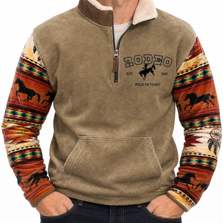 Wyatt | Men's Fall Western Barn Jacket - Color:Brown;Size:XS