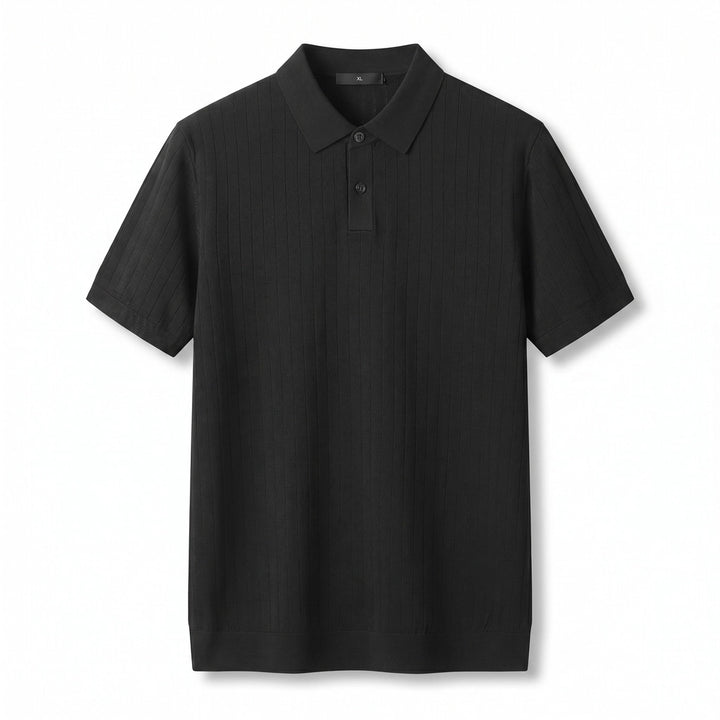 Zac Knit Polo - Color:5205 Black;Size:L