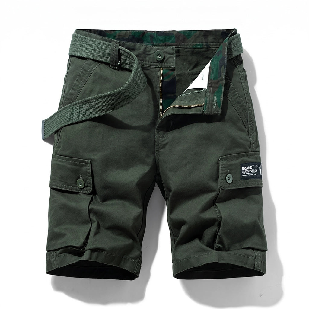 Zachary Cargo Shorts - Color:Army Green;Size:29
