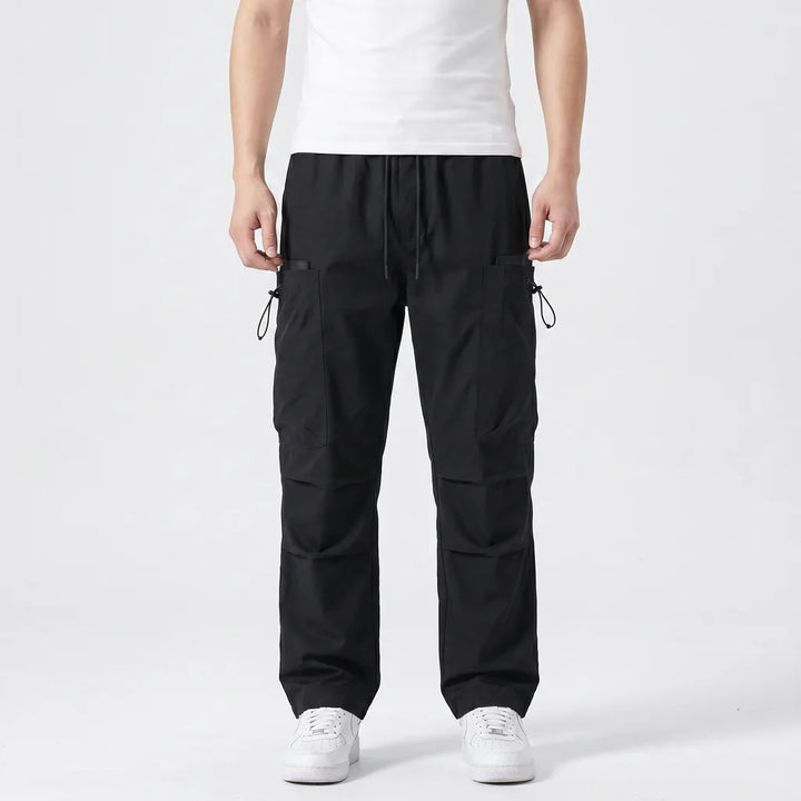 Men's Black Edith Straight Utility Pants