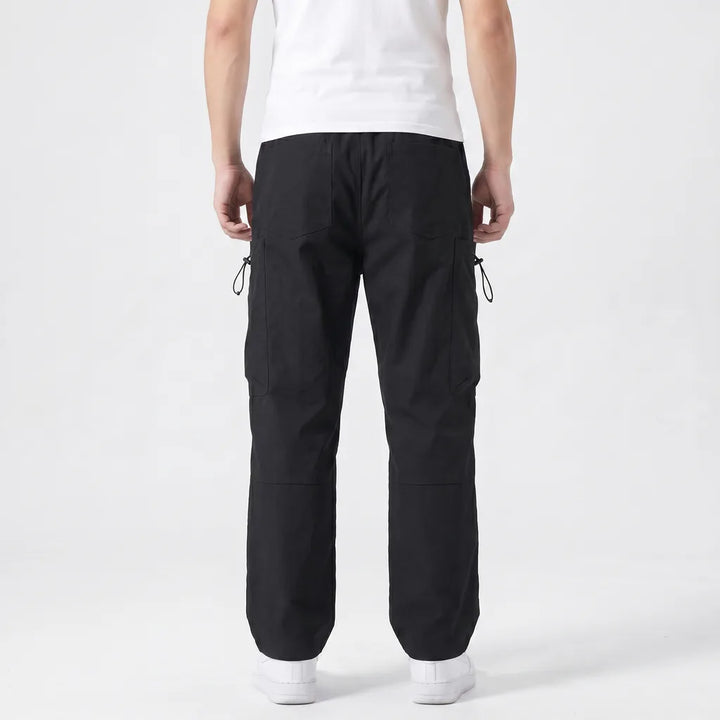Men's Black Edith Straight Utility Pants