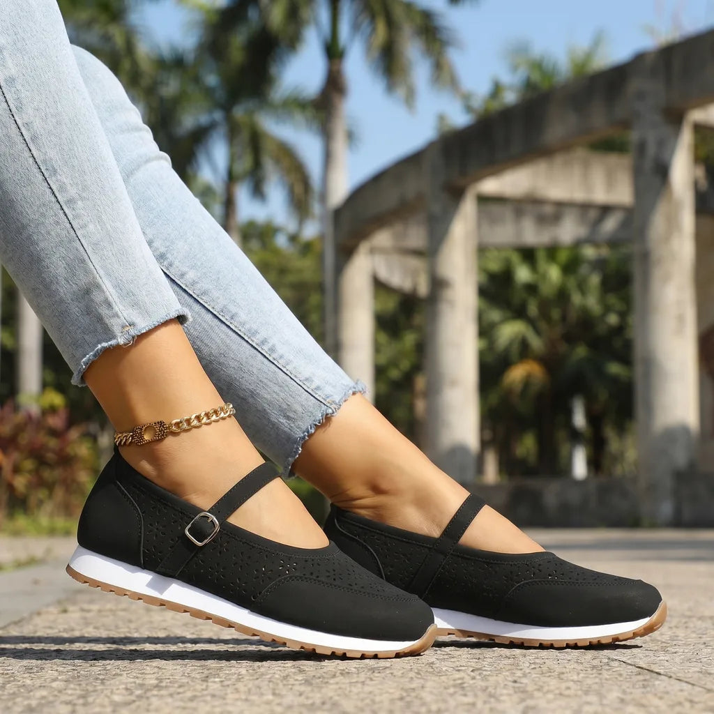 Black Sloane Miller Cutout Flats 1