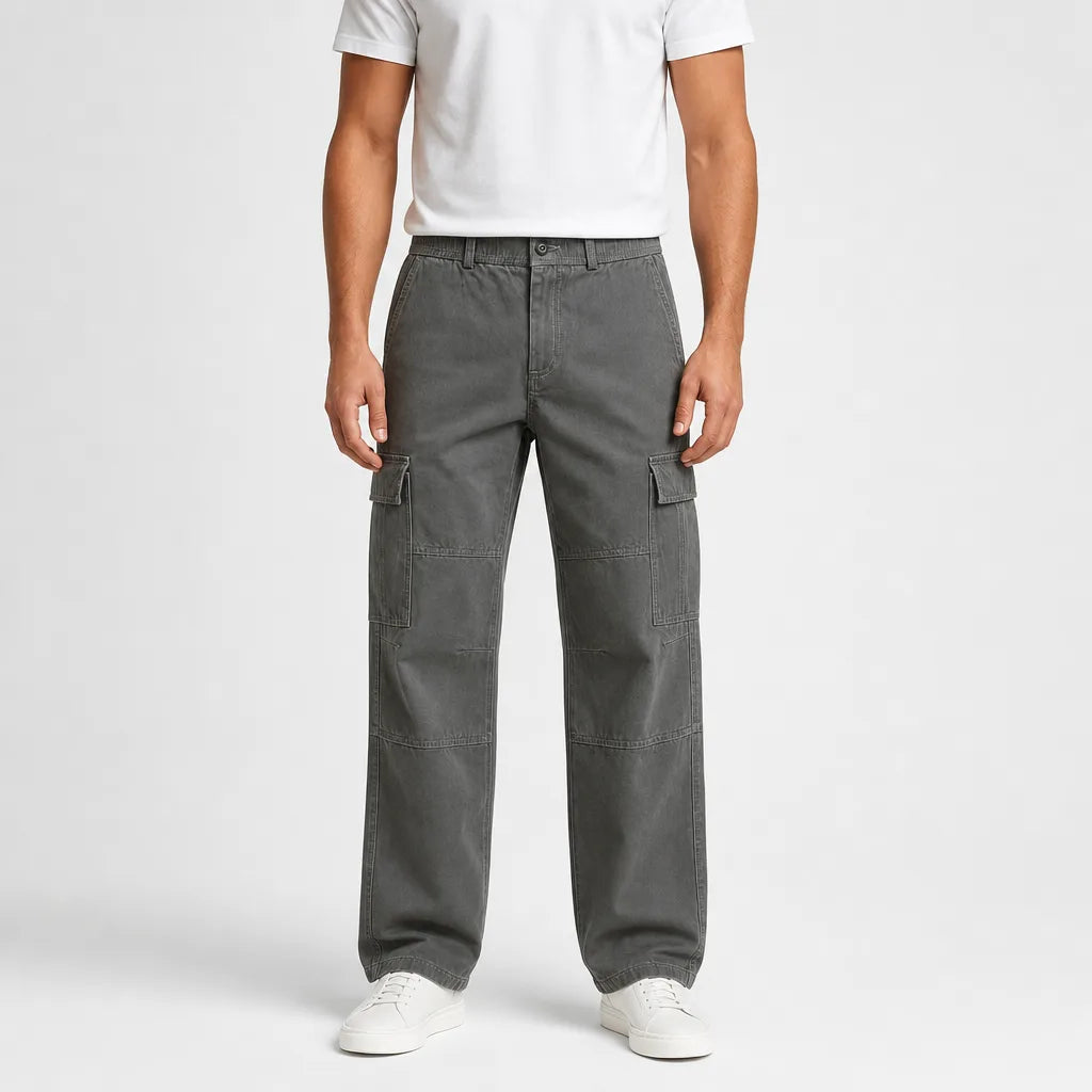 Men's Gray Green Madeleine Cotton Work Pants
