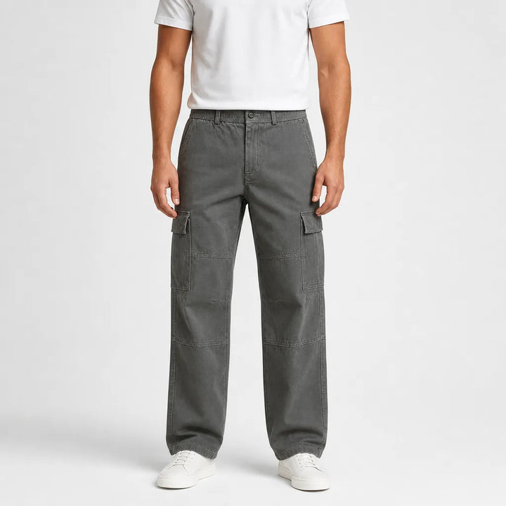 Men's Gray Green Madeleine Cotton Work Pants
