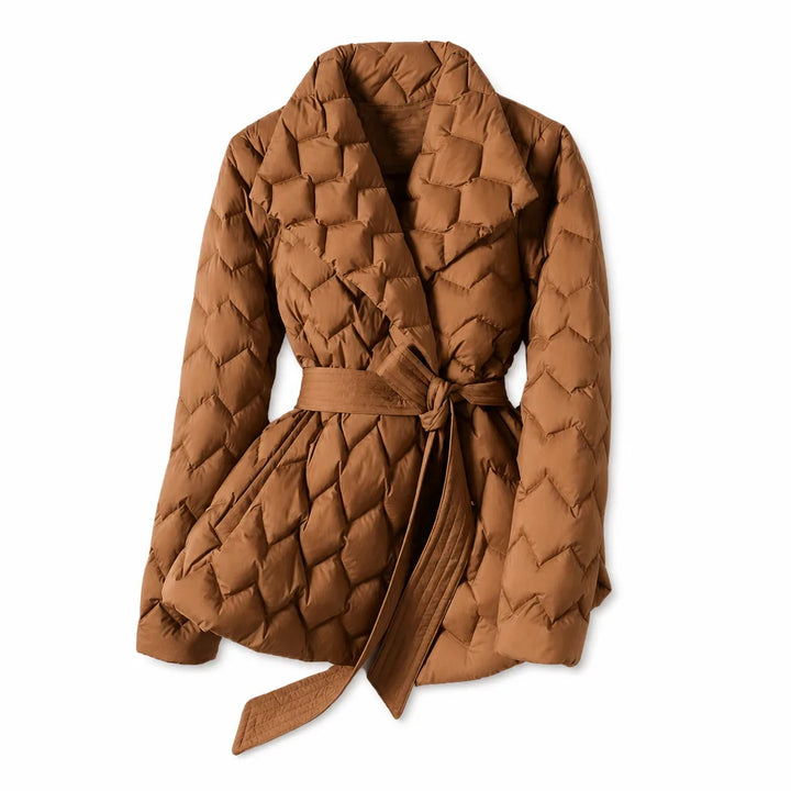 Zelda | Women's Brown Fall Jacket - Color:Brown;Size:XS