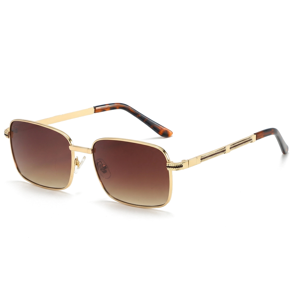 Zentaro Prime Metal Shades - Color:Gold/Gradient Brown
