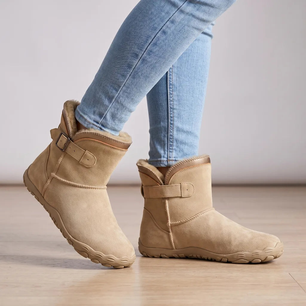 Zoe Barefoot Boots - Color:Beige;Size:35
