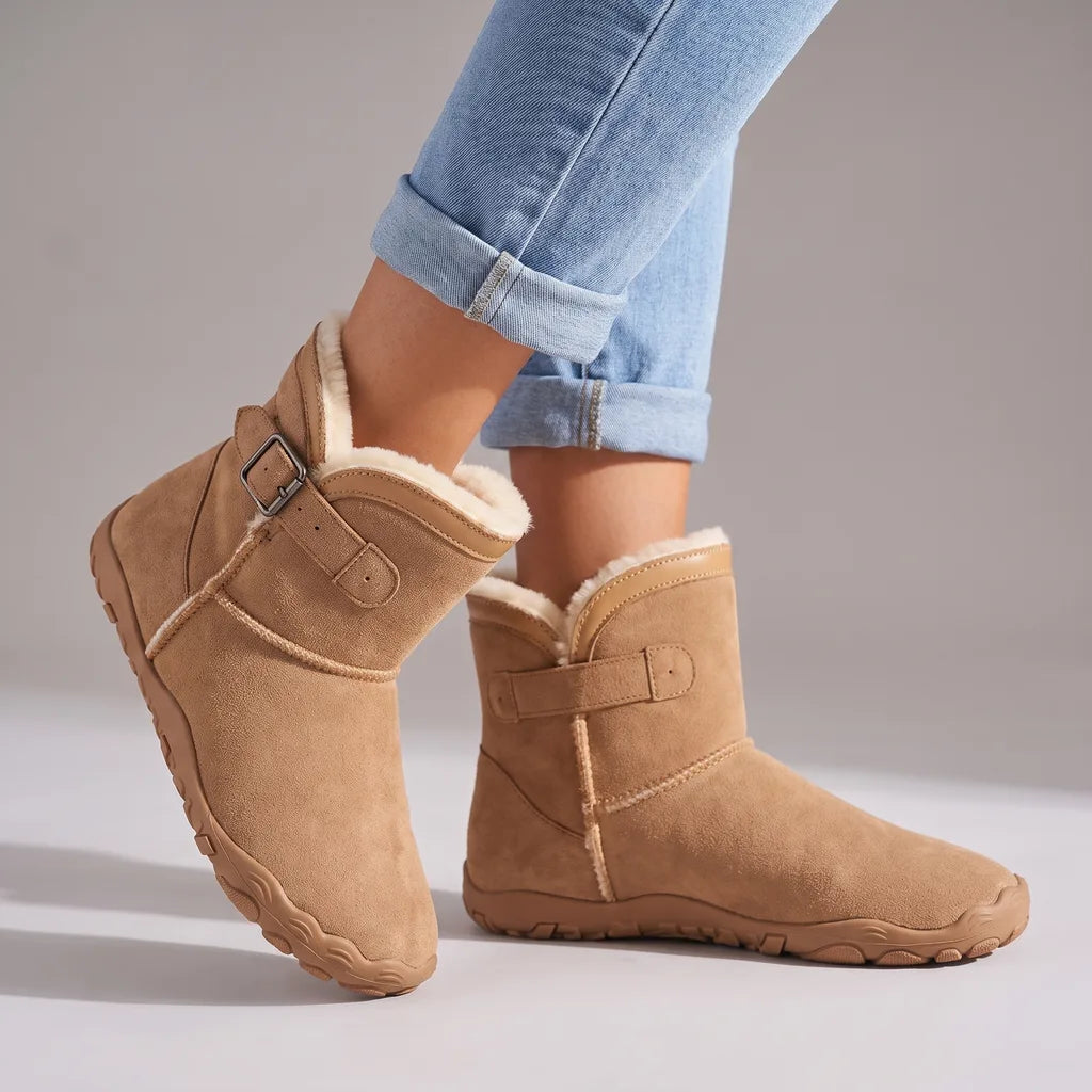 Zoe Barefoot Boots - Color:Brown;Size:35